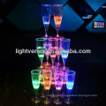 Factory sale illuminated liquid active LED Light up champagne Cup